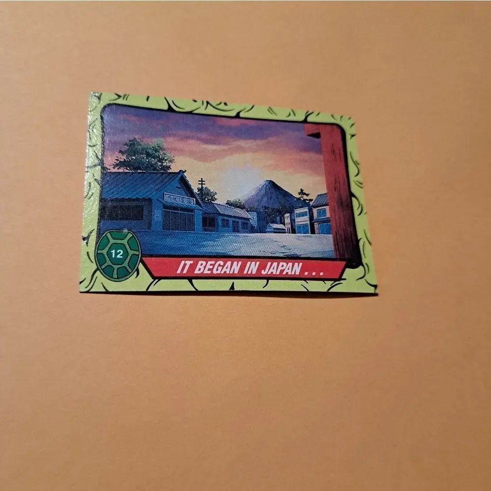 1989 Topps TMNT It Began In Japan Trading Card 12 Teenage Mutant Ninja Turtles